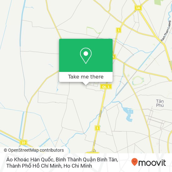 Áo Khoác Hàn Quốc, Bình Thành Quận Bình Tân, Thành Phố Hồ Chí Minh map