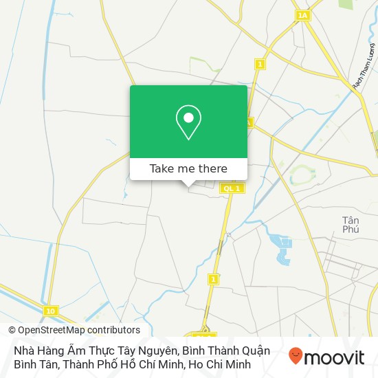 Nhà Hàng Ẩm Thực Tây Nguyên, Bình Thành Quận Bình Tân, Thành Phố Hồ Chí Minh map