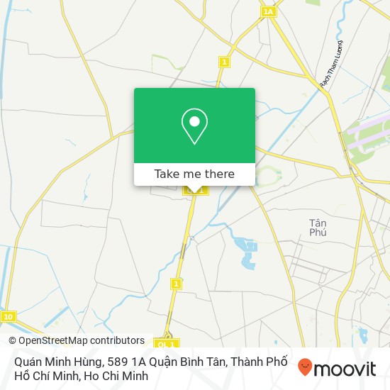 Quán Minh Hùng, 589 1A Quận Bình Tân, Thành Phố Hồ Chí Minh map