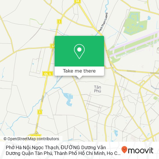 Phở Hà Nội Ngọc Thạch, ĐƯỜNG Dương Văn Dương Quận Tân Phú, Thành Phố Hồ Chí Minh map