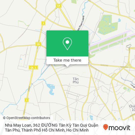 Nhà May Loan, 362 ĐƯỜNG Tân Kỳ Tân Quý Quận Tân Phú, Thành Phố Hồ Chí Minh map