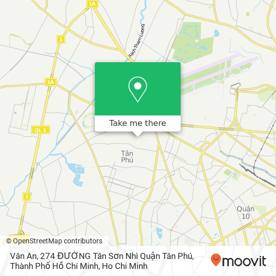 Vân An, 274 ĐƯỜNG Tân Sơn Nhì Quận Tân Phú, Thành Phố Hồ Chí Minh map