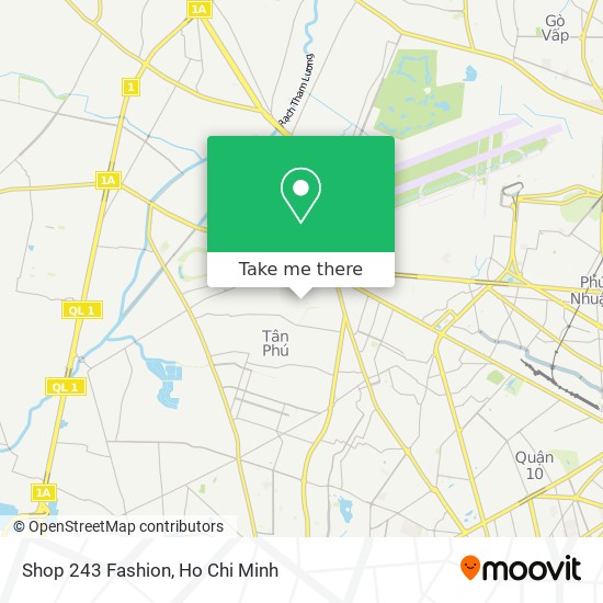 Shop 243 Fashion map