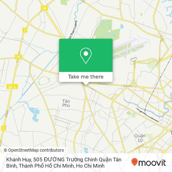 Khánh Huy, 505 ĐƯỜNG Trường Chinh Quận Tân Bình, Thành Phố Hồ Chí Minh map