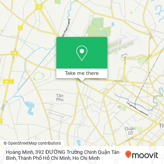 Hoàng Minh, 392 ĐƯỜNG Trường Chinh Quận Tân Bình, Thành Phố Hồ Chí Minh map