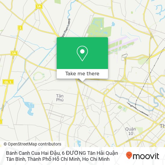 Bánh Canh Cua Hai Đậu, 6 ĐƯỜNG Tân Hải Quận Tân Bình, Thành Phố Hồ Chí Minh map