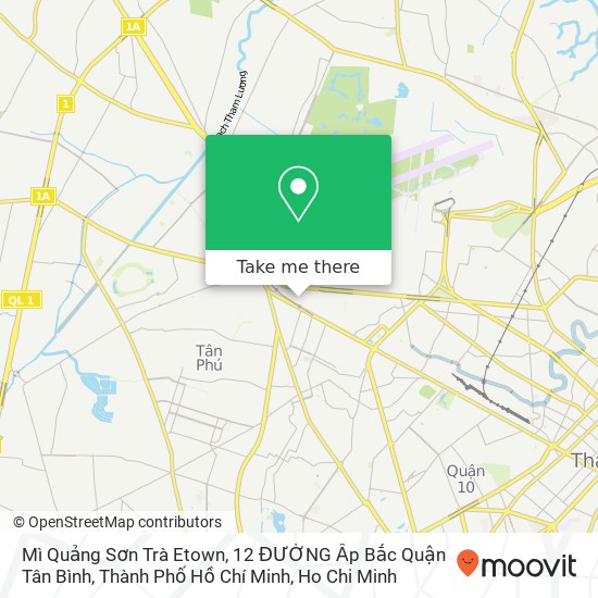 Mì Quảng Sơn Trà Etown, 12 ĐƯỜNG Ấp Bắc Quận Tân Bình, Thành Phố Hồ Chí Minh map