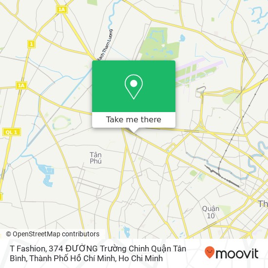 T Fashion, 374 ĐƯỜNG Trường Chinh Quận Tân Bình, Thành Phố Hồ Chí Minh map