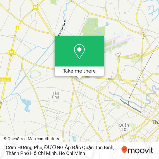 Cơm Hương Phú, ĐƯỜNG Ấp Bắc Quận Tân Bình, Thành Phố Hồ Chí Minh map