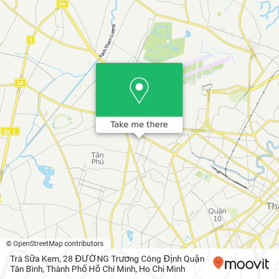 Trà Sữa Kem, 28 ĐƯỜNG Trương Công Định Quận Tân Bình, Thành Phố Hồ Chí Minh map