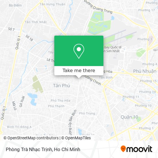 Phòng Trà Nhạc Trịnh map