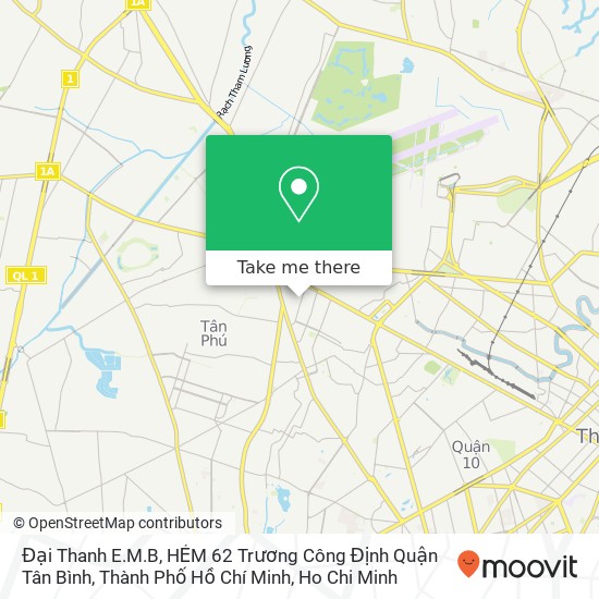Đại Thanh E.M.B, HẺM 62 Trương Công Định Quận Tân Bình, Thành Phố Hồ Chí Minh map