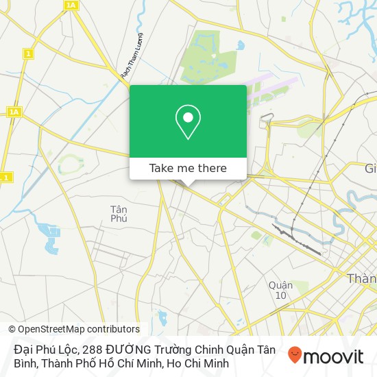 Đại Phú Lộc, 288 ĐƯỜNG Trường Chinh Quận Tân Bình, Thành Phố Hồ Chí Minh map