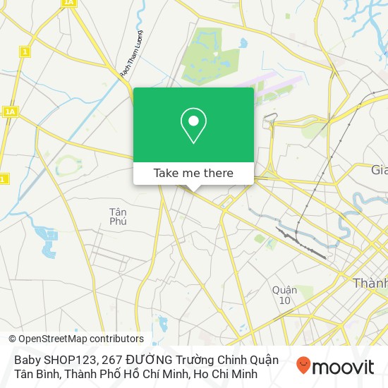 Baby SHOP123, 267 ĐƯỜNG Trường Chinh Quận Tân Bình, Thành Phố Hồ Chí Minh map