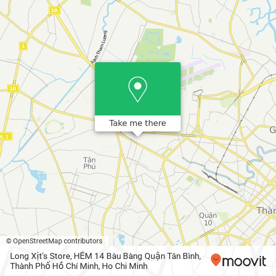 Long Xịt's Store, HẺM 14 Bàu Bàng Quận Tân Bình, Thành Phố Hồ Chí Minh map