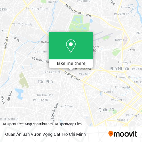 Quán Ăn Sân Vườn Vọng Cát map