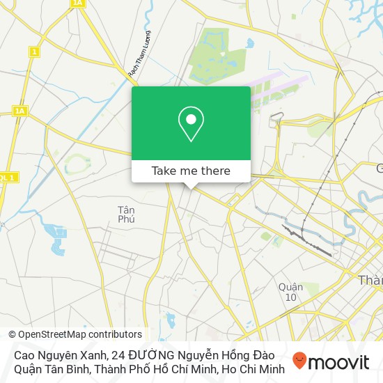 Cao Nguyên Xanh, 24 ĐƯỜNG Nguyễn Hồng Đào Quận Tân Bình, Thành Phố Hồ Chí Minh map