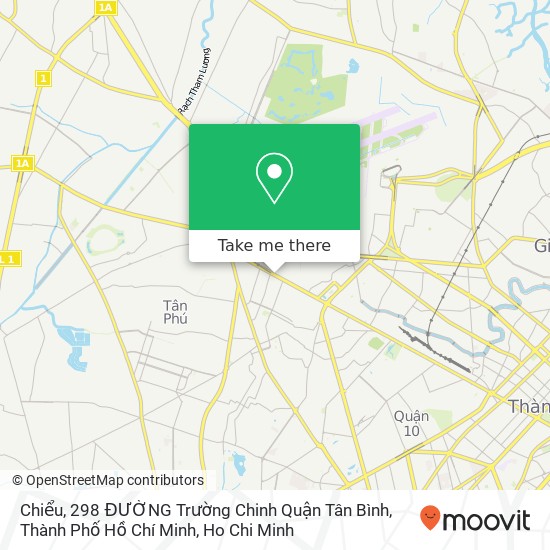 Chiểu, 298 ĐƯỜNG Trường Chinh Quận Tân Bình, Thành Phố Hồ Chí Minh map