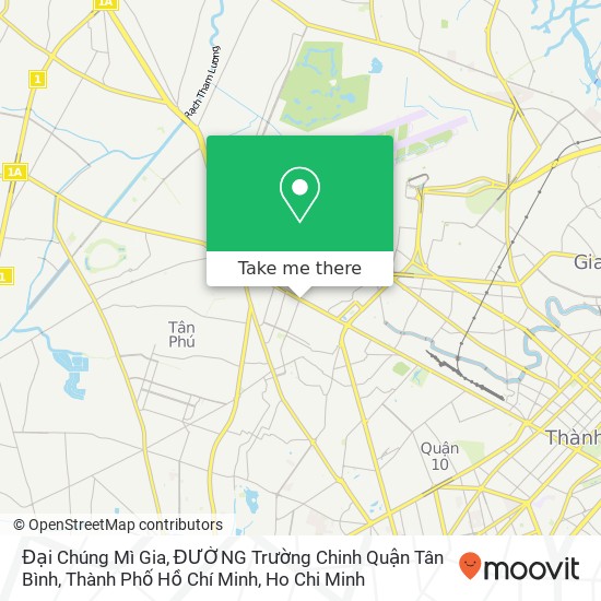 Đại Chúng Mì Gia, ĐƯỜNG Trường Chinh Quận Tân Bình, Thành Phố Hồ Chí Minh map