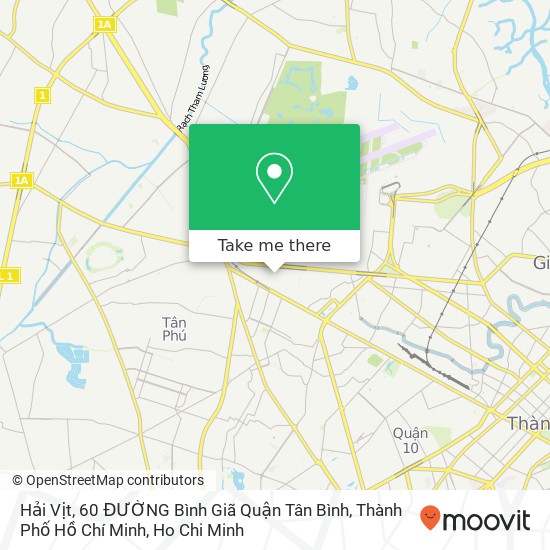 Hải Vịt, 60 ĐƯỜNG Bình Giã Quận Tân Bình, Thành Phố Hồ Chí Minh map