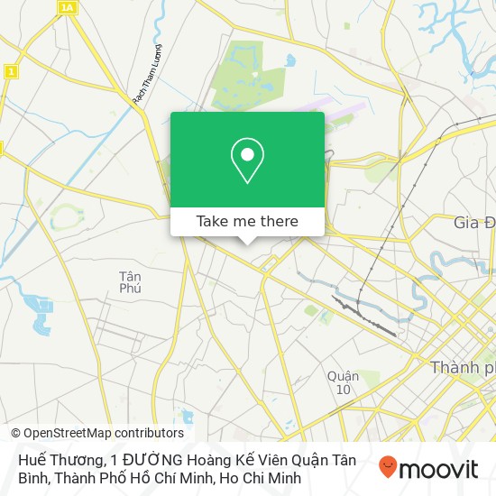 Huế Thương, 1 ĐƯỜNG Hoàng Kế Viên Quận Tân Bình, Thành Phố Hồ Chí Minh map