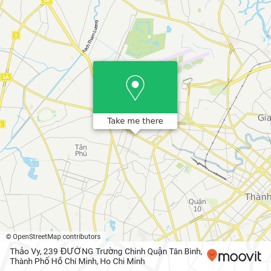 Thảo Vy, 239 ĐƯỜNG Trường Chinh Quận Tân Bình, Thành Phố Hồ Chí Minh map