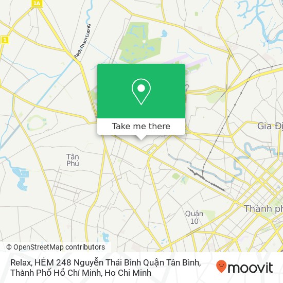 Relax, HẺM 248 Nguyễn Thái Bình Quận Tân Bình, Thành Phố Hồ Chí Minh map