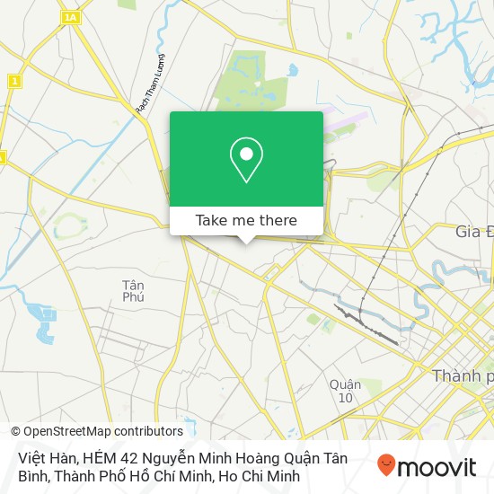 Việt Hàn, HẺM 42 Nguyễn Minh Hoàng Quận Tân Bình, Thành Phố Hồ Chí Minh map