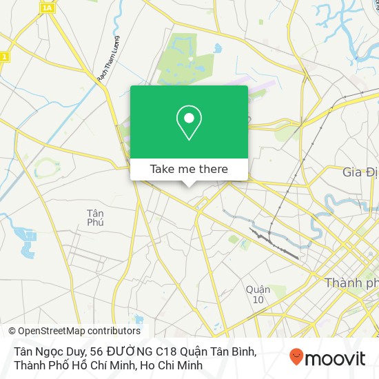 Tân Ngọc Duy, 56 ĐƯỜNG C18 Quận Tân Bình, Thành Phố Hồ Chí Minh map