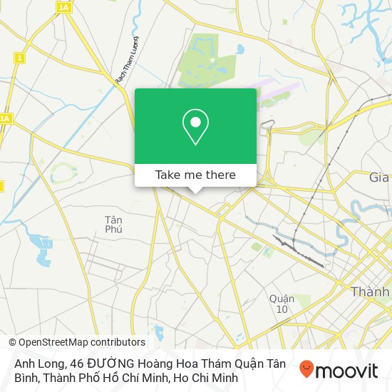 Anh Long, 46 ĐƯỜNG Hoàng Hoa Thám Quận Tân Bình, Thành Phố Hồ Chí Minh map