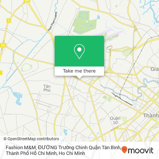 Fashion M&M, ĐƯỜNG Trường Chinh Quận Tân Bình, Thành Phố Hồ Chí Minh map