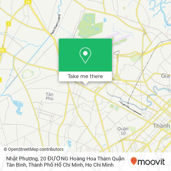 Nhật Phương, 20 ĐƯỜNG Hoàng Hoa Thám Quận Tân Bình, Thành Phố Hồ Chí Minh map