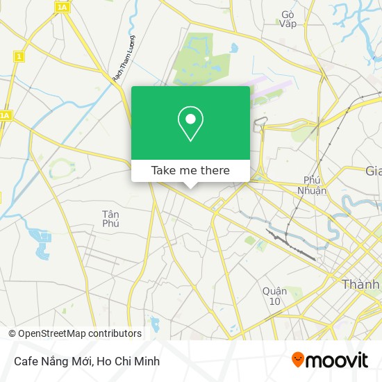 Cafe Nắng Mới map