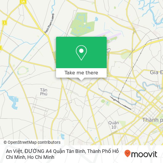 An Việt, ĐƯỜNG A4 Quận Tân Bình, Thành Phố Hồ Chí Minh map