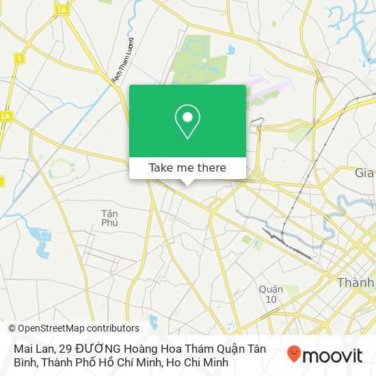 Mai Lan, 29 ĐƯỜNG Hoàng Hoa Thám Quận Tân Bình, Thành Phố Hồ Chí Minh map