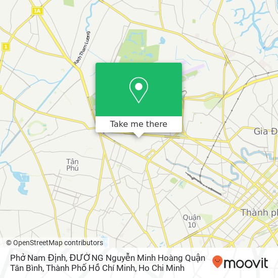 Phở Nam Định, ĐƯỜNG Nguyễn Minh Hoàng Quận Tân Bình, Thành Phố Hồ Chí Minh map