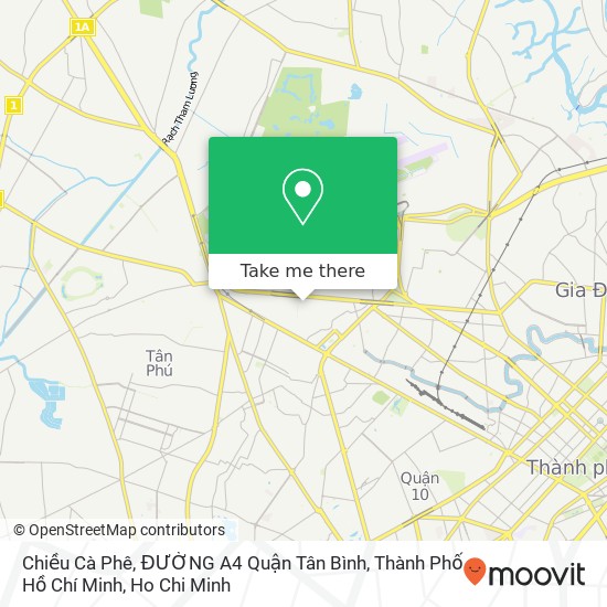 Chiều Cà Phê, ĐƯỜNG A4 Quận Tân Bình, Thành Phố Hồ Chí Minh map