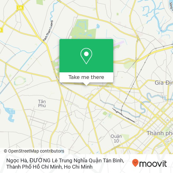 Ngọc Hà, ĐƯỜNG Lê Trung Nghĩa Quận Tân Bình, Thành Phố Hồ Chí Minh map