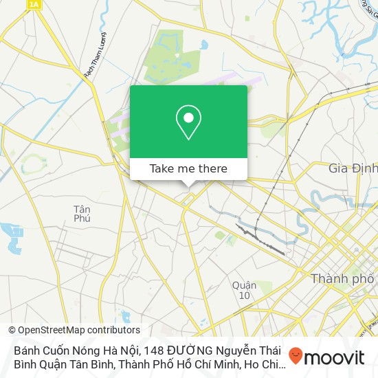 Bánh Cuốn Nóng Hà Nội, 148 ĐƯỜNG Nguyễn Thái Bình Quận Tân Bình, Thành Phố Hồ Chí Minh map