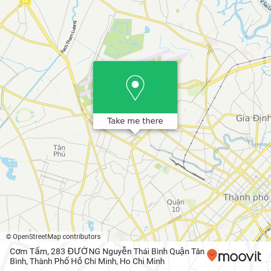 Cơm Tấm, 283 ĐƯỜNG Nguyễn Thái Bình Quận Tân Bình, Thành Phố Hồ Chí Minh map