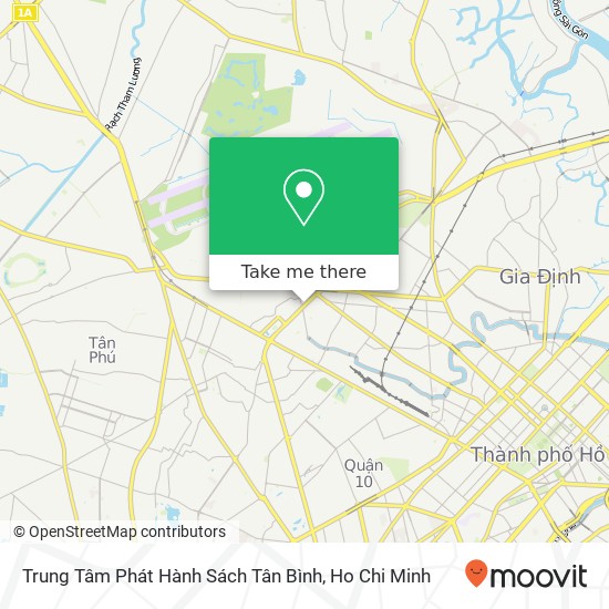 Trung Tâm Phát Hành Sách Tân Bình map