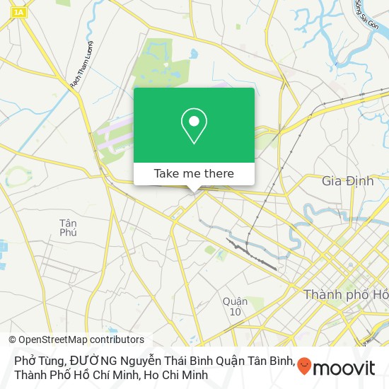 Phở Tùng, ĐƯỜNG Nguyễn Thái Bình Quận Tân Bình, Thành Phố Hồ Chí Minh map