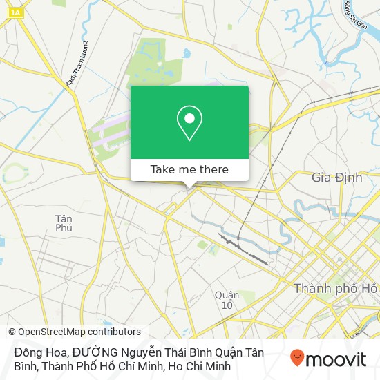 Đông Hoa, ĐƯỜNG Nguyễn Thái Bình Quận Tân Bình, Thành Phố Hồ Chí Minh map