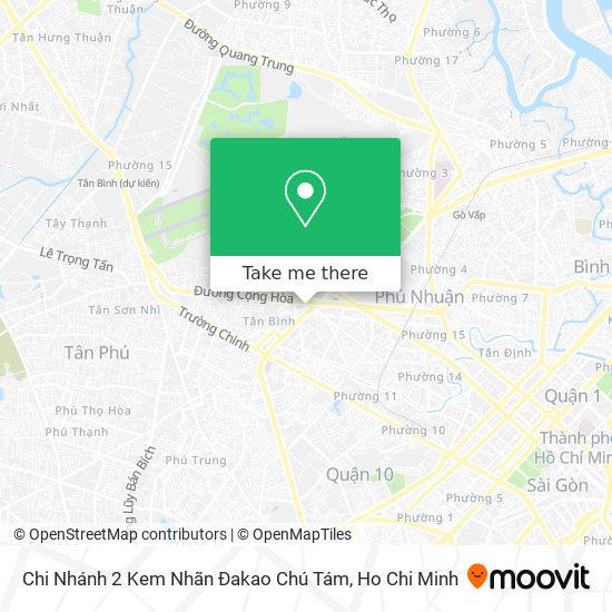 Chi Nhánh 2 Kem Nhãn Đakao Chú Tám map