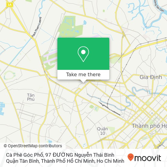 Cà Phê Góc Phố, 97 ĐƯỜNG Nguyễn Thái Bình Quận Tân Bình, Thành Phố Hồ Chí Minh map