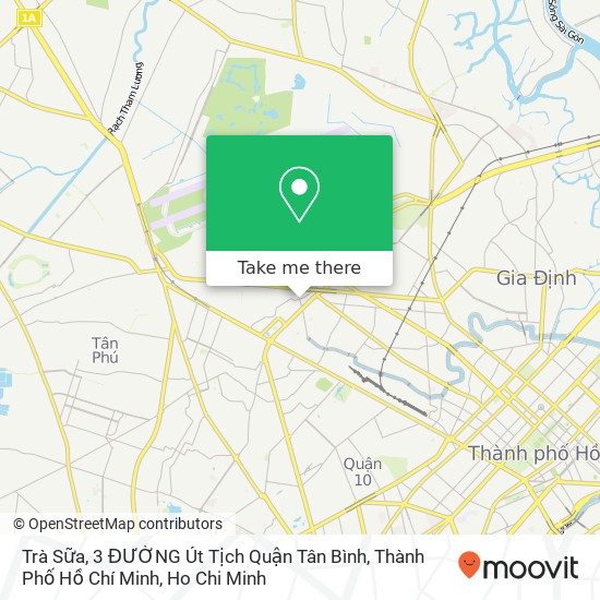 Trà Sữa, 3 ĐƯỜNG Út Tịch Quận Tân Bình, Thành Phố Hồ Chí Minh map