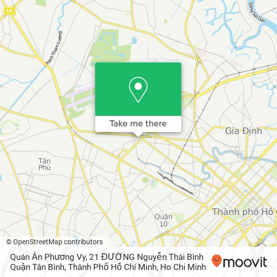 Quán Ăn Phương Vy, 21 ĐƯỜNG Nguyễn Thái Bình Quận Tân Bình, Thành Phố Hồ Chí Minh map