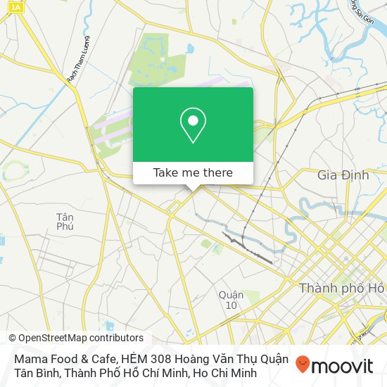 Mama Food & Cafe, HẺM 308 Hoàng Văn Thụ Quận Tân Bình, Thành Phố Hồ Chí Minh map