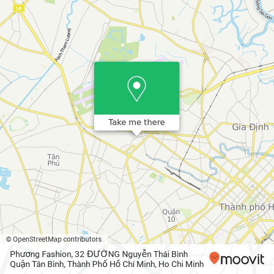 Phương Fashion, 32 ĐƯỜNG Nguyễn Thái Bình Quận Tân Bình, Thành Phố Hồ Chí Minh map