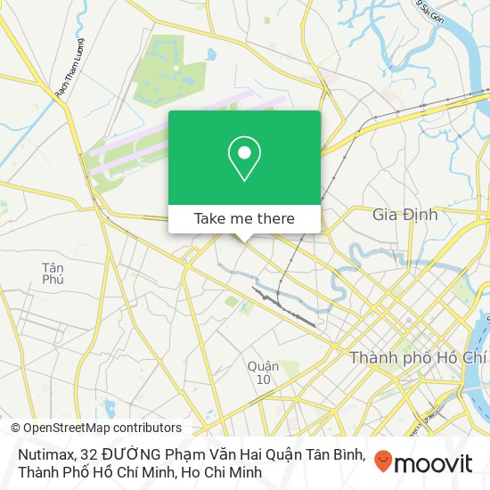 Nutimax, 32 ĐƯỜNG Phạm Văn Hai Quận Tân Bình, Thành Phố Hồ Chí Minh map